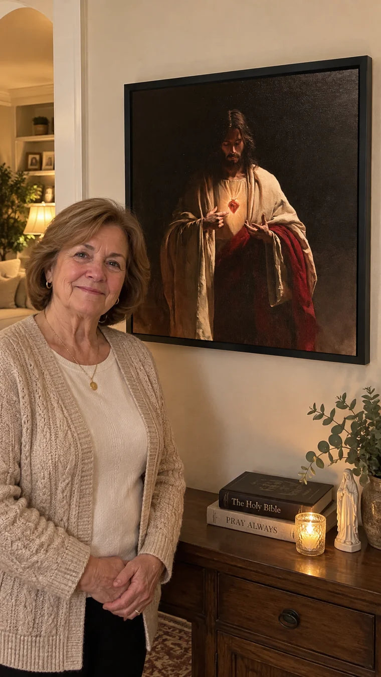Kunstwerken in echte interieurs