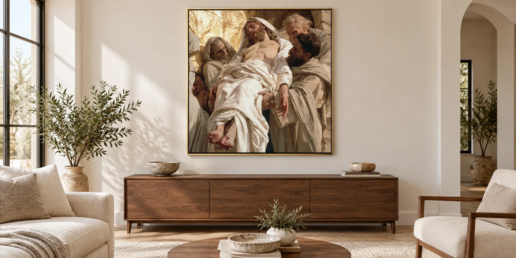 The Entombment of Jesus Christ - Joseph of Arimathea