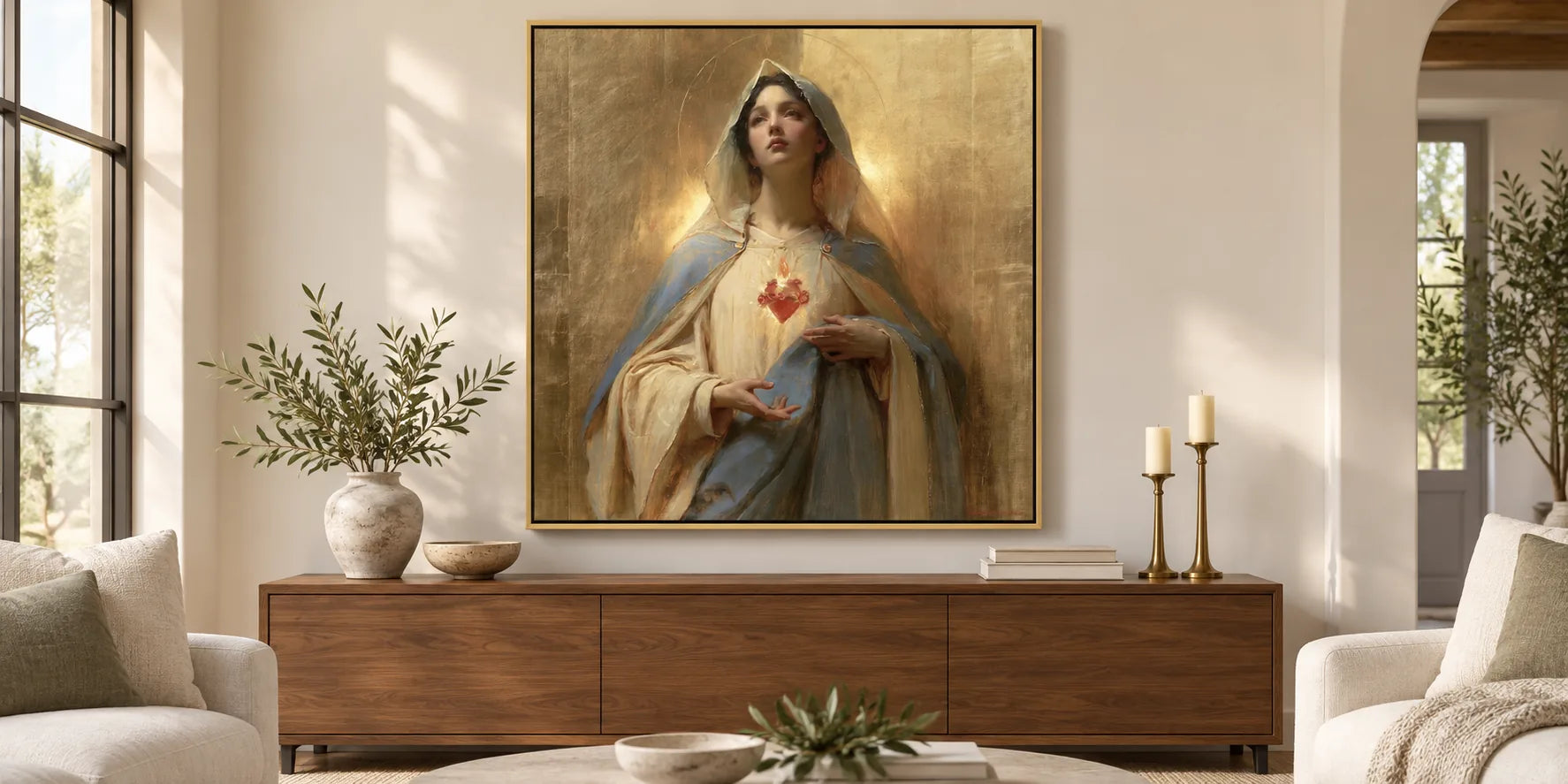 Immaculate Heart of Mary - Sacred Art Nouveau