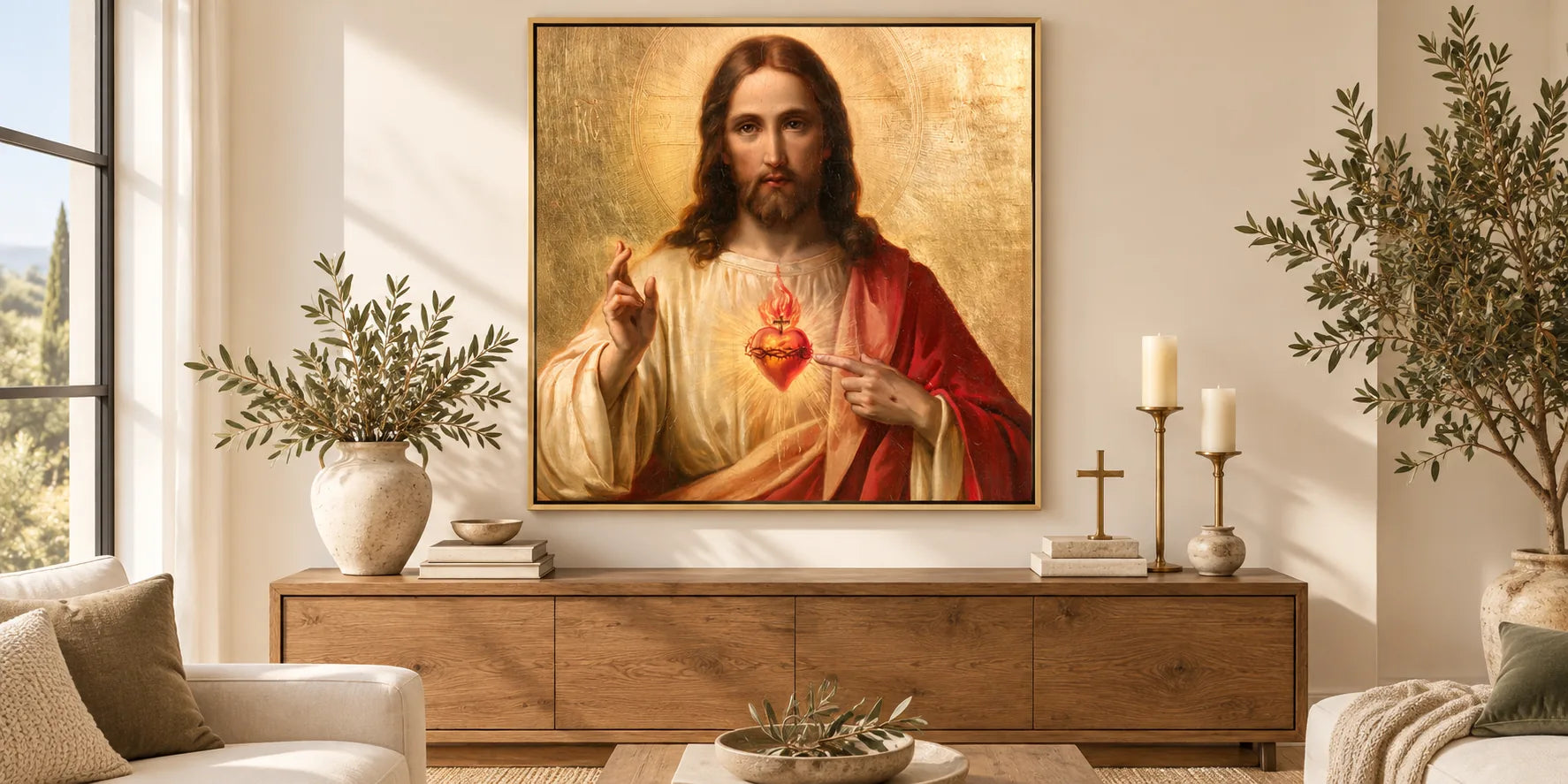 Sacred Heart of Jesus - Florentine Renaissance